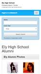 Mobile Screenshot of elyhighschool.org