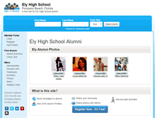 Tablet Screenshot of elyhighschool.org